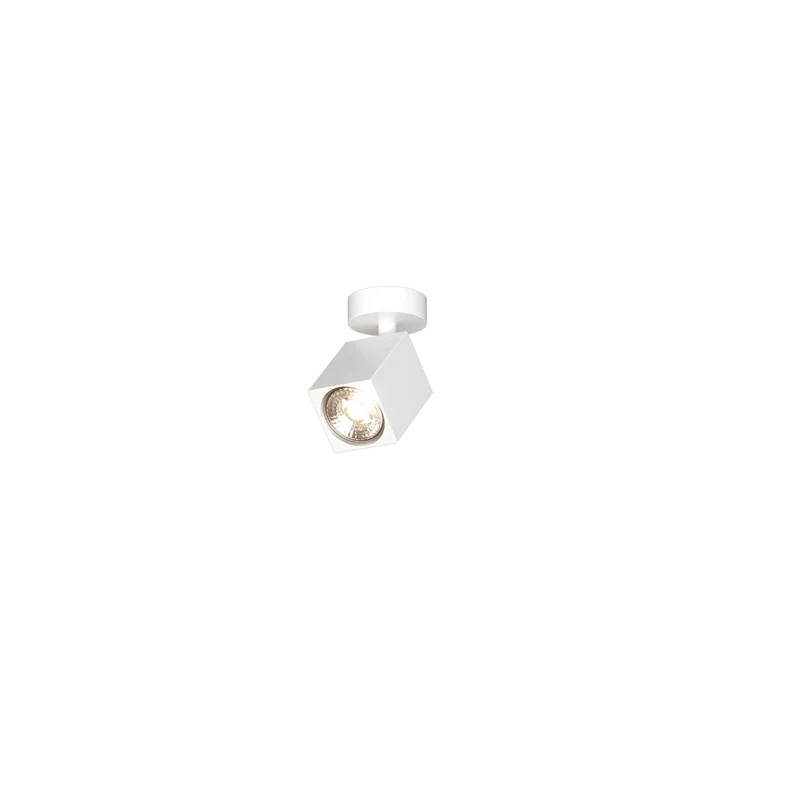 Faretto a spot moderno quadrato orientabile lampadina GU10