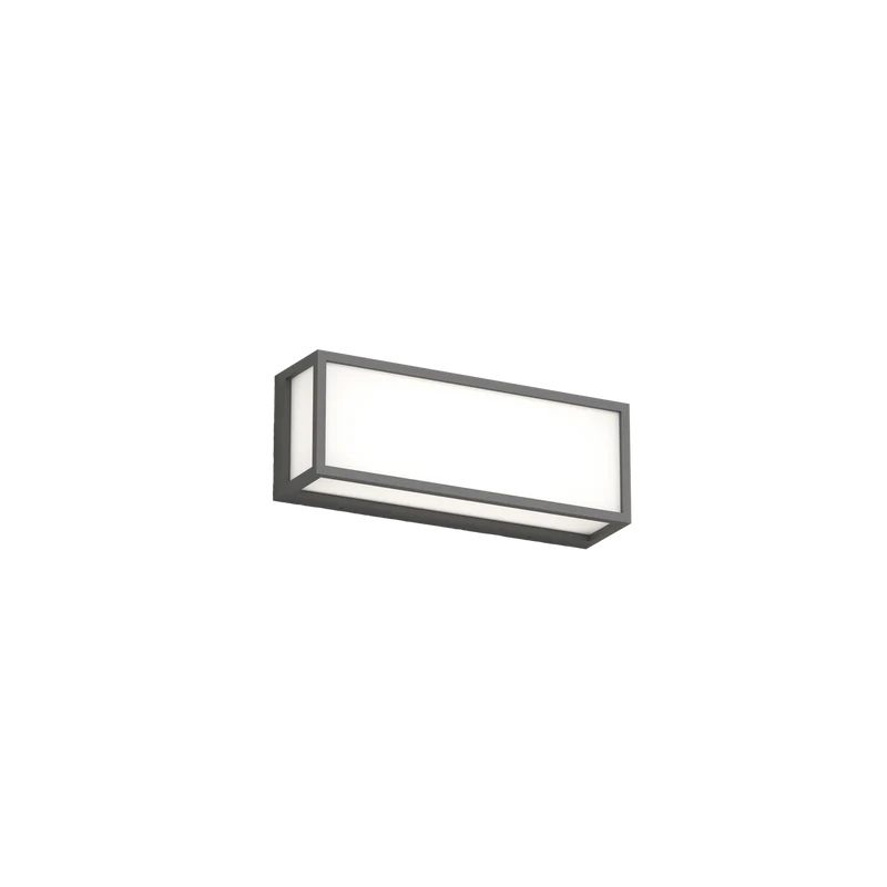 Applique da esterno rettangolare moderna alluminio protezione ip54