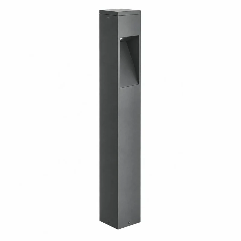 Paletto da giardino grigio antracite led 3000k protezione ip65