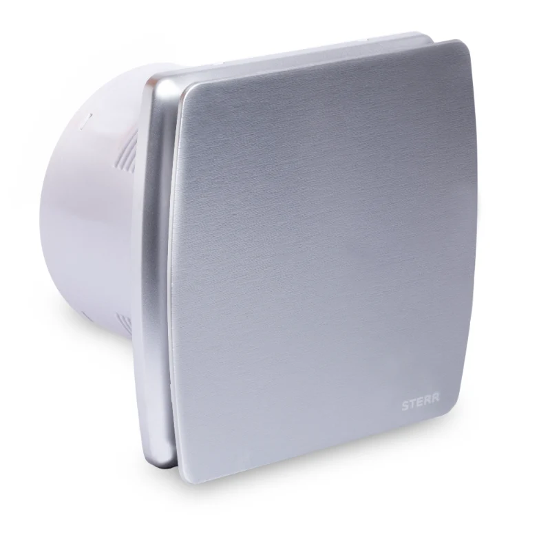 STERR LFS150-QST - 150 mm Aspiratore da Bagno, Timer, 240 m³/h, Argento