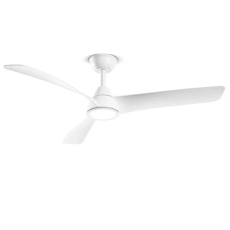 Ventilatore da soffitto bianco o grigio in metallo luce 20mq