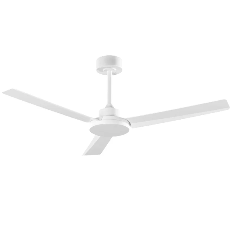 Ventilatore da soffitto bianco kit luce led rimovibile altezza regolabile