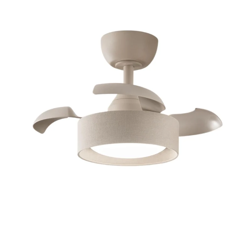 Ventilatore da soffitto in metallo altezza regolabile luce led dimmerabile