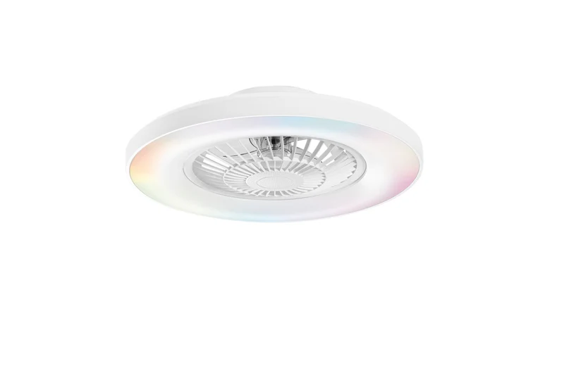 Ventilatore da soffitto a plafoniera pale trasparenti 6 velocità con telecomando