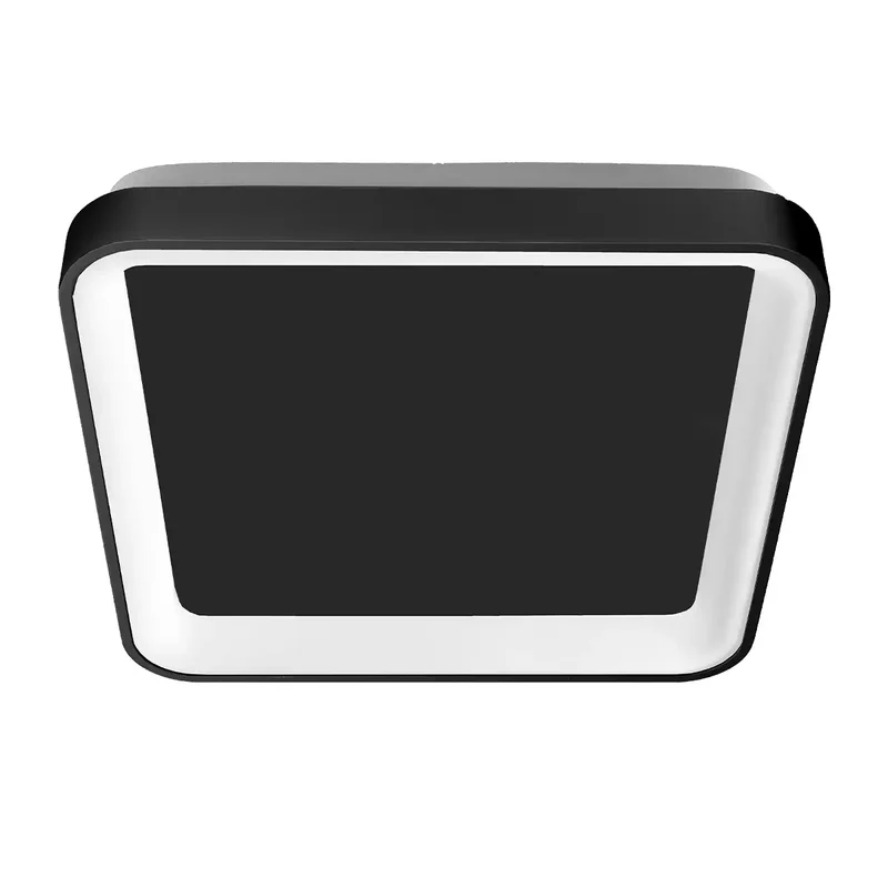 Lampada da soffitto moderna quadrata per interni led metallo