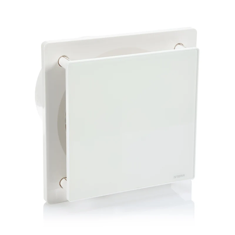 STERR BFS150H – 150 mm Aspiratore da Bagno, con sensore umidità, 250 m³/h, Bianco