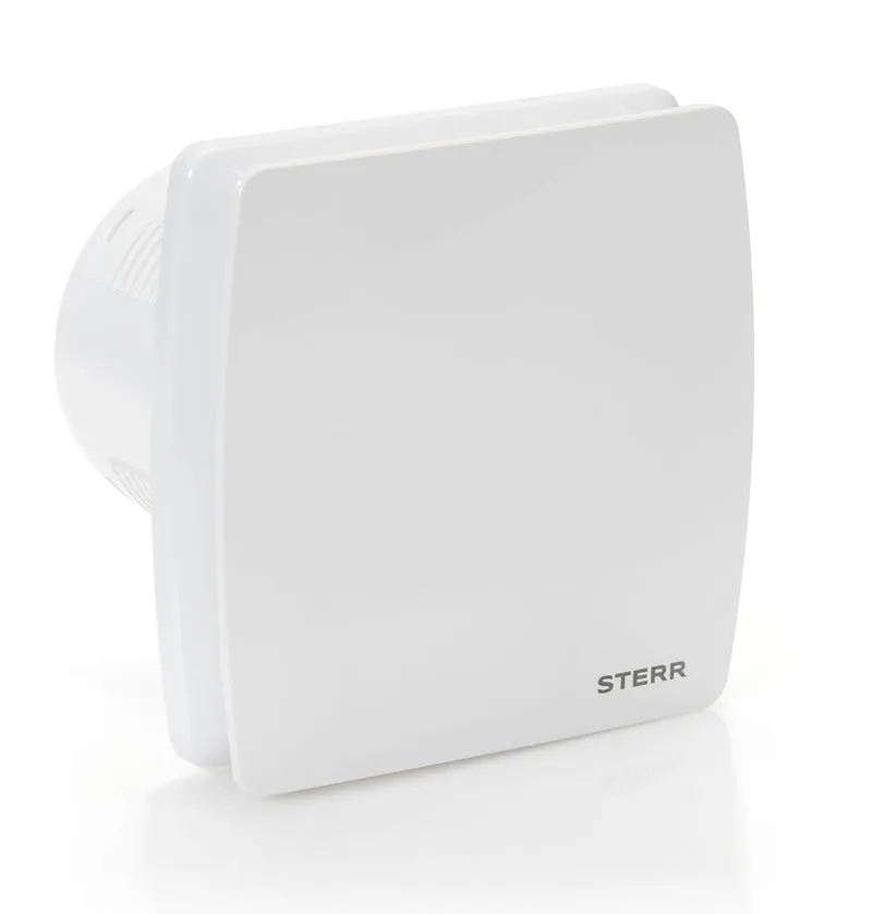 STERR LFS100-QM - 100 mm Aspiratore da Bagno, con sensore di movimento, 95 m³/h, Bianco