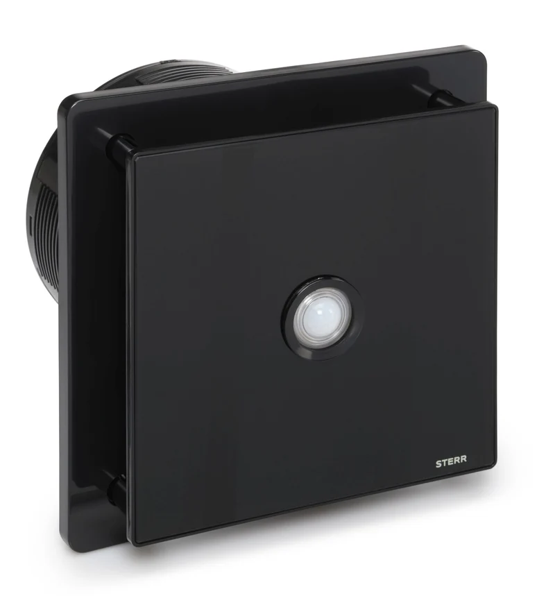 STERR BFS150P-B – 150 mm Aspiratore da Bagno, Sensore di movimento, 250 m³/h, Nero