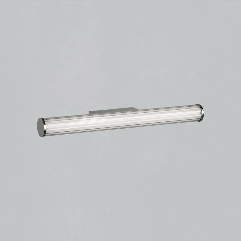 Applique tubo led dimmerabile per bagno cromo larghezza 60cm