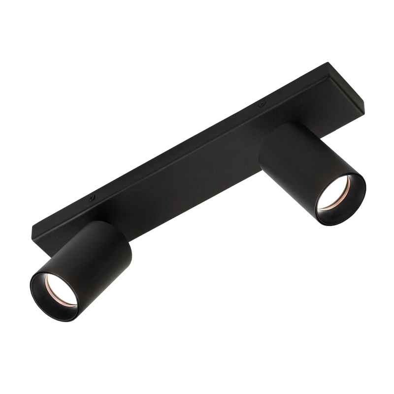 Plafoniera da soffitto rettangolare 2 faretti