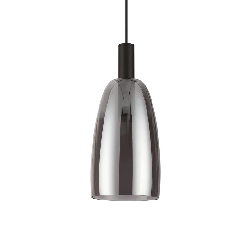 Sospensione singola led per cucina con vetro sfumato fumee