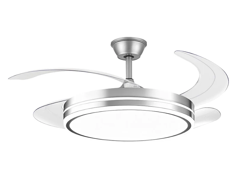Ventilatore da soffitto retrattile con luce LED e timer
