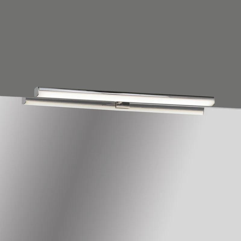 Applique per specchio da bagno led moderna cromo