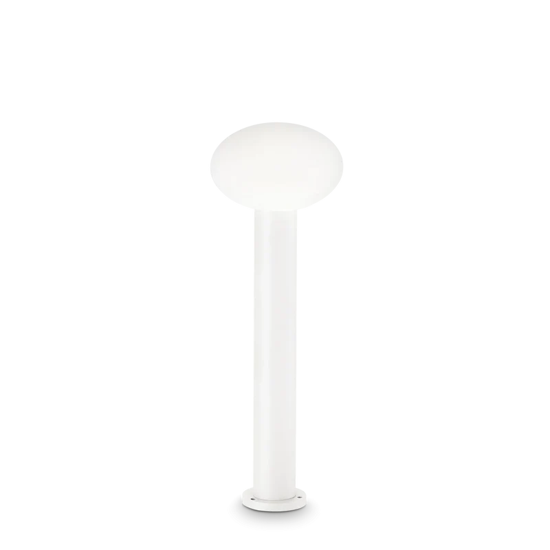 Paletto alto 60cm da esterno colore bianco