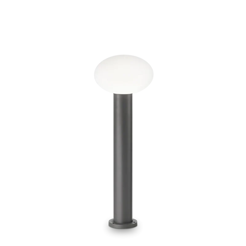 Paletto per esterno giardino antracite ip44 altezza 60cm