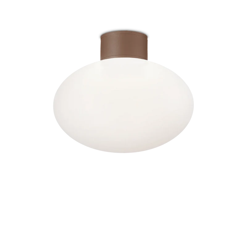 Lampada da soffitto per terrazzo color caffè
