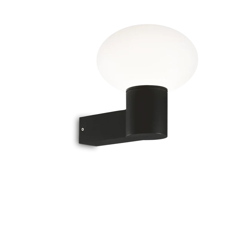 Lampada da parete per esterno colore nero