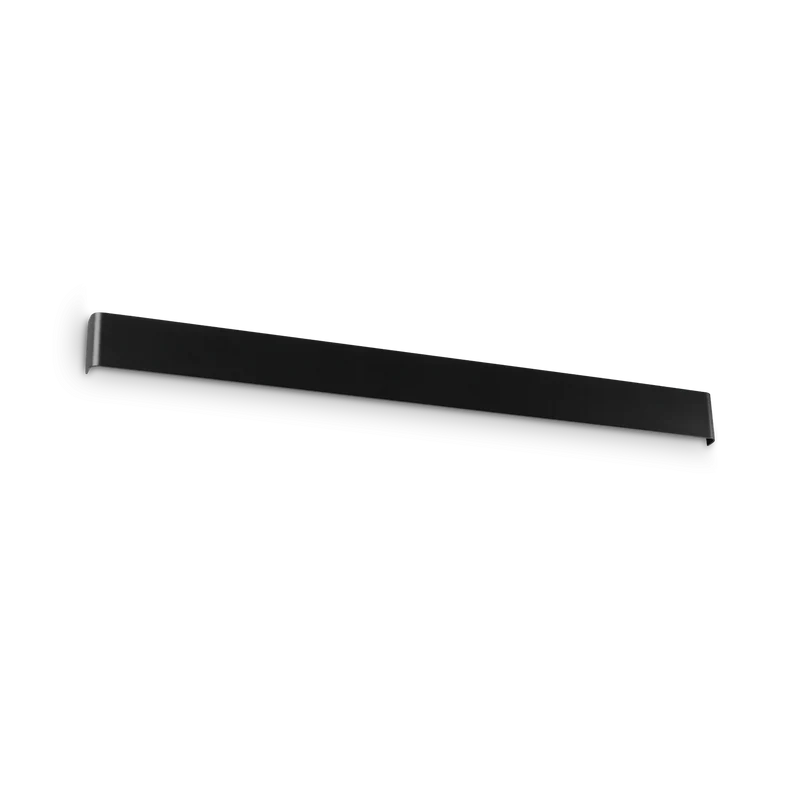 Applique metallo nera design moderna G9 per interni