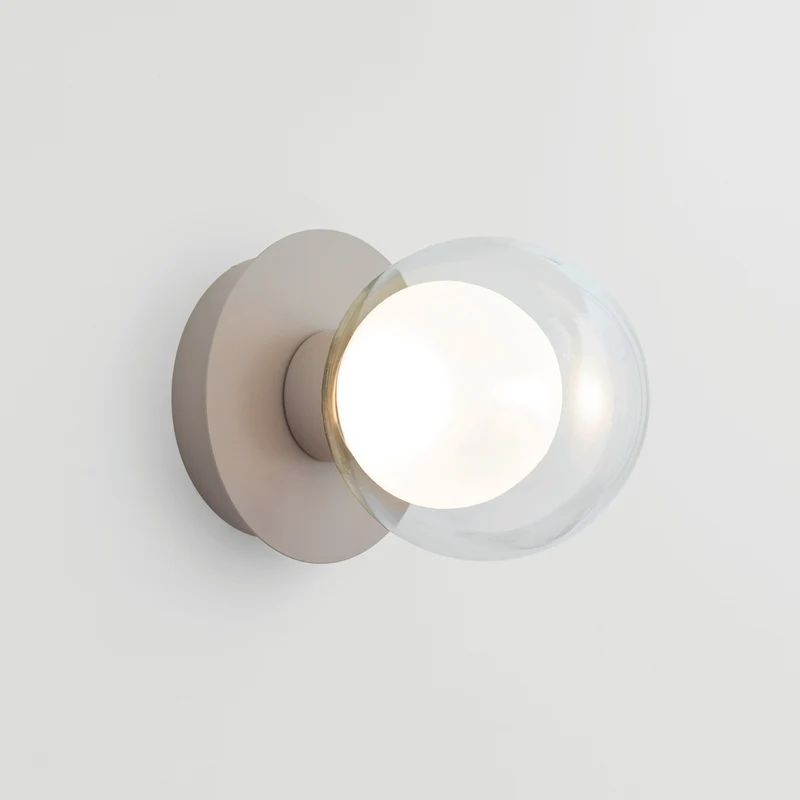Applique per interno da parete led 3000k colore champagne
