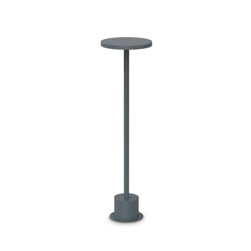 Lampada da terra per giardino altezza 50cm antracite in alluminio