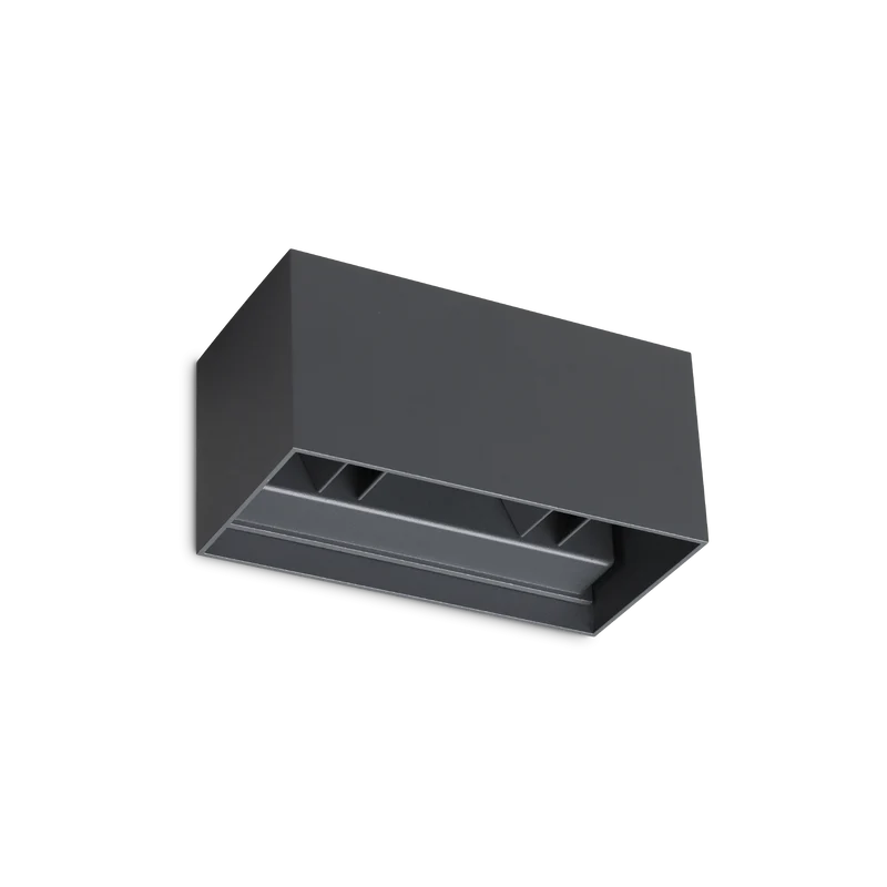 Applique da esterno moderna antracite led fascio regolabile