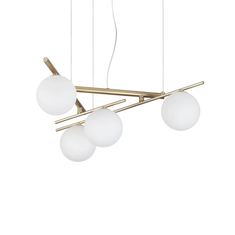 Lampadario da cucina moderno oro e bianco diametro 62cm o 80cm