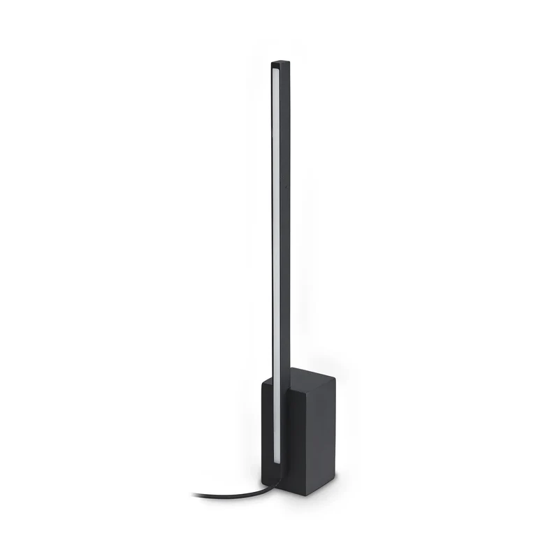 Lampada da tavolo in metallo quadrata ultrasottile moderna