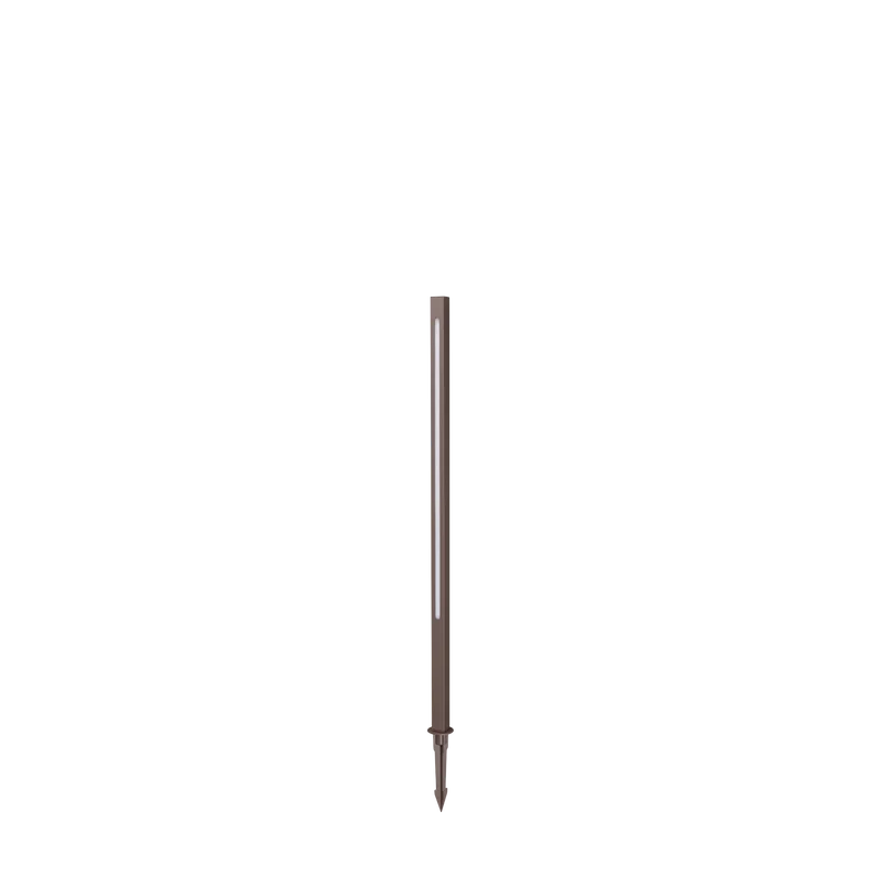 Paletto da esterno con luce led moderno altezza 80cm