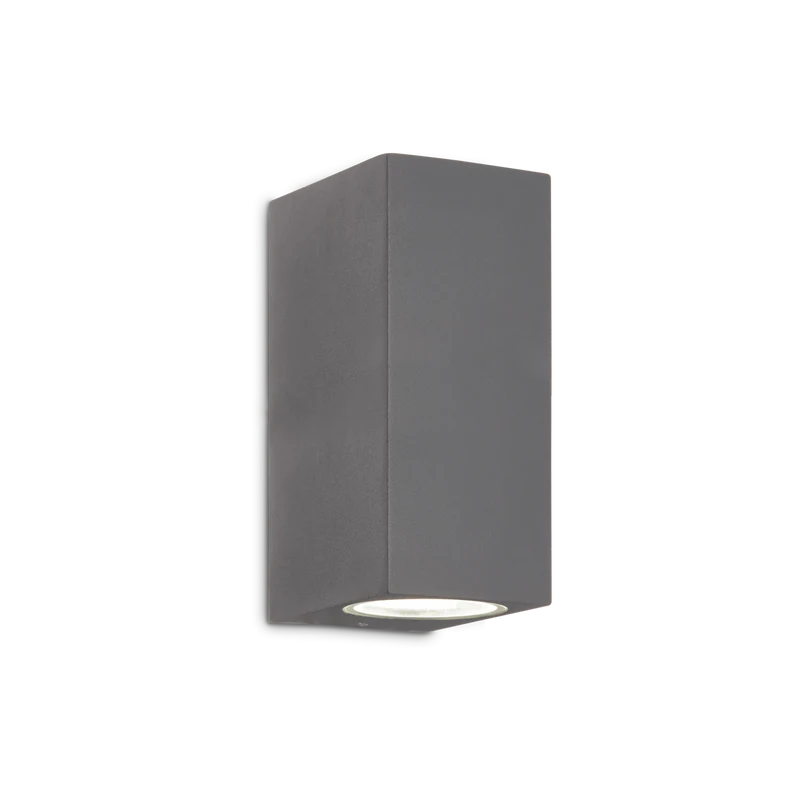 Applique per esterno antracite ip44 biemissione