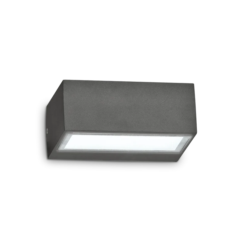 Lampada da parete antracite lampadina G9 esterno