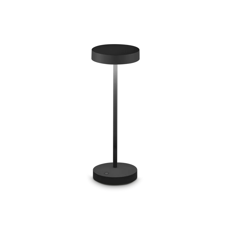 Lampada per tavolo nera diametro 12cm led 3000k
