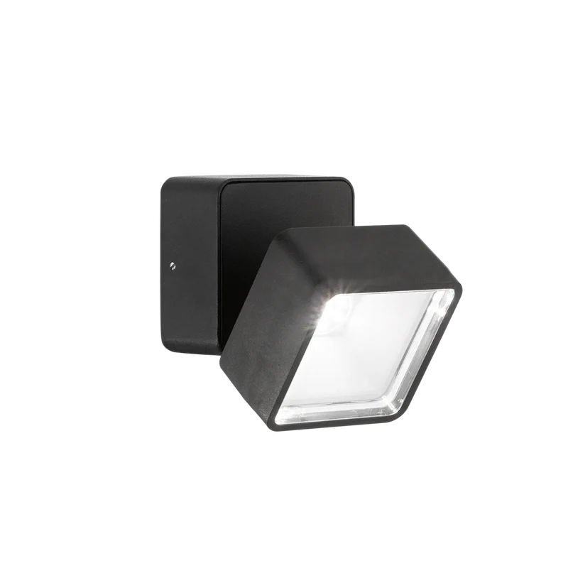 Applique da esterno nero led 7w 4000k