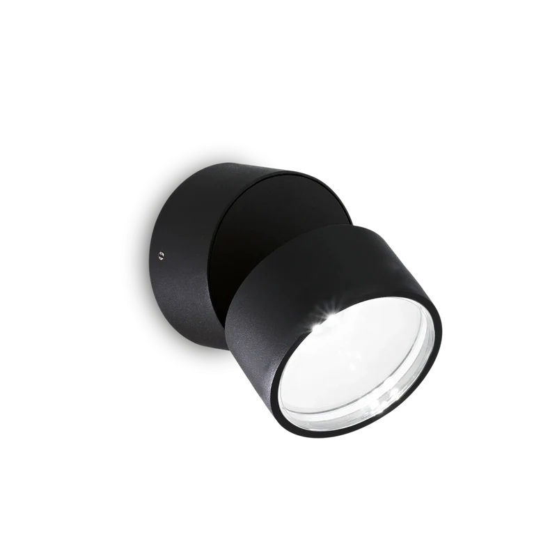 Applique da parete nera moderna led 4000k esterno