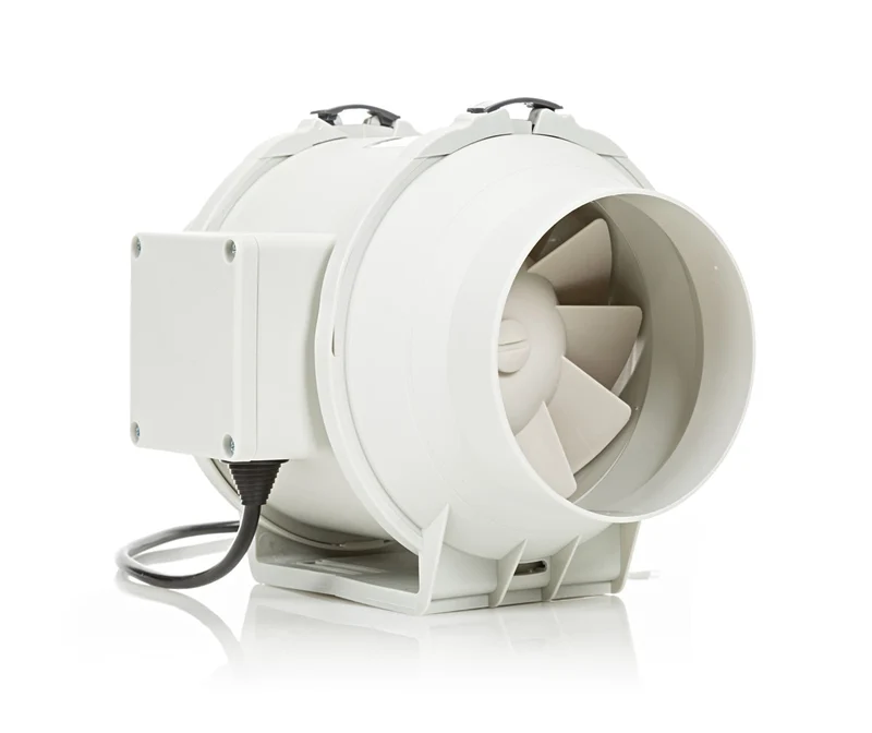 STERR DFA125 - 125 mm Ventilatore da Condotto, motore a due velocità, 248 m³/h, 28 W