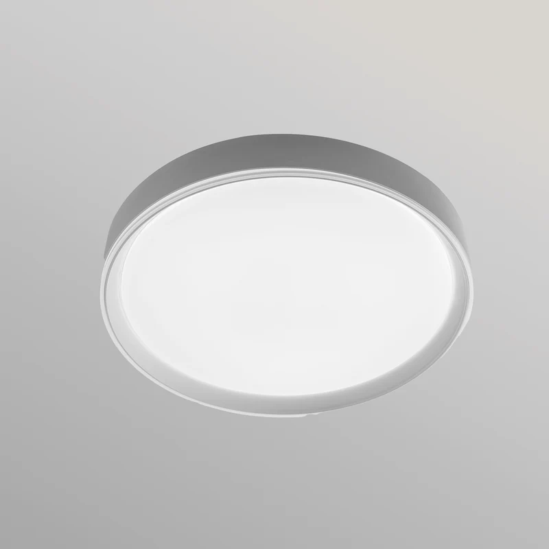 Plafoniera bianca stile moderno contemporaneo led dimmerabile