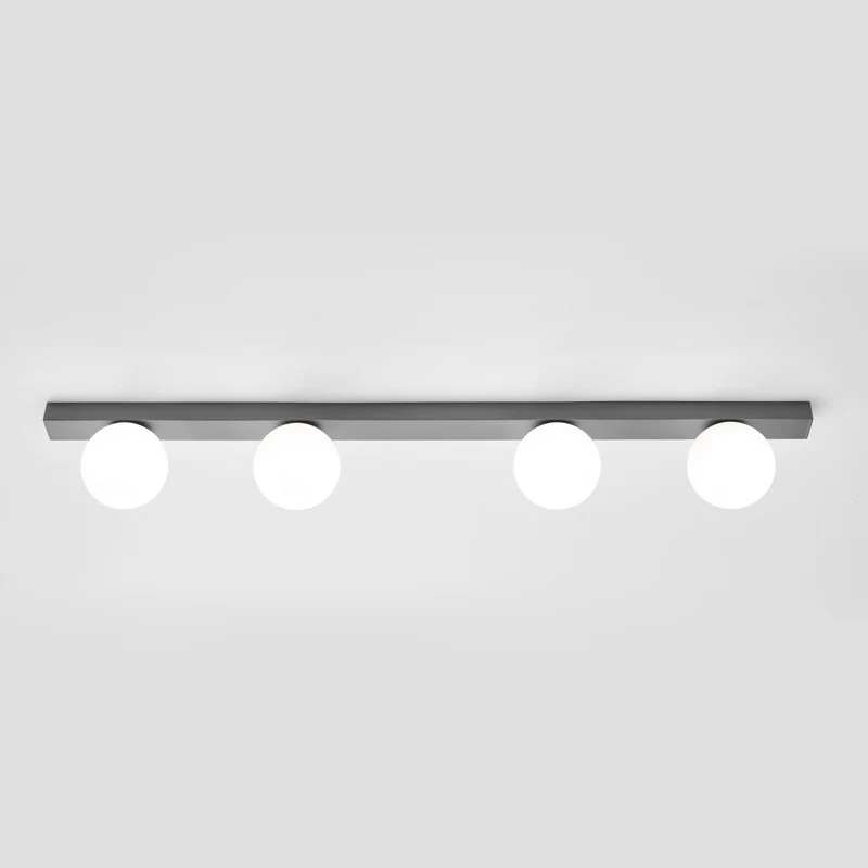 Plafoniera moderna colore antracite 4 luci