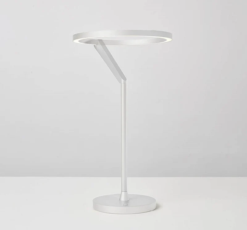 Lampada da tavolo bianca moderna diametro 22cm led 3000k-4000k