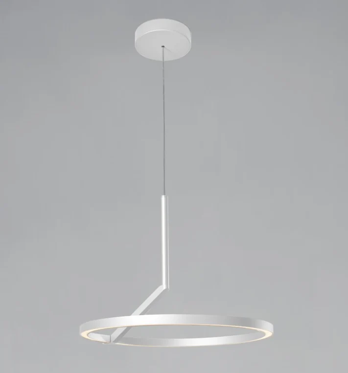 Sospensione moderna bianca nera titanio sabbia bronzo diametro 60cm