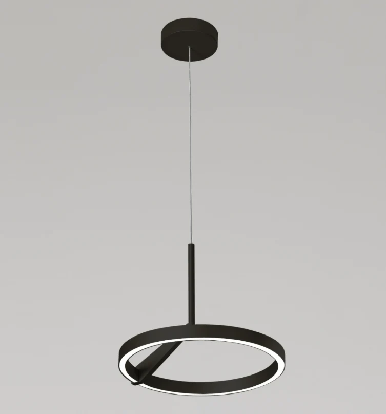 Sospensione per salotto nero titanio bronzo sabbia bianco diametro 33cm
