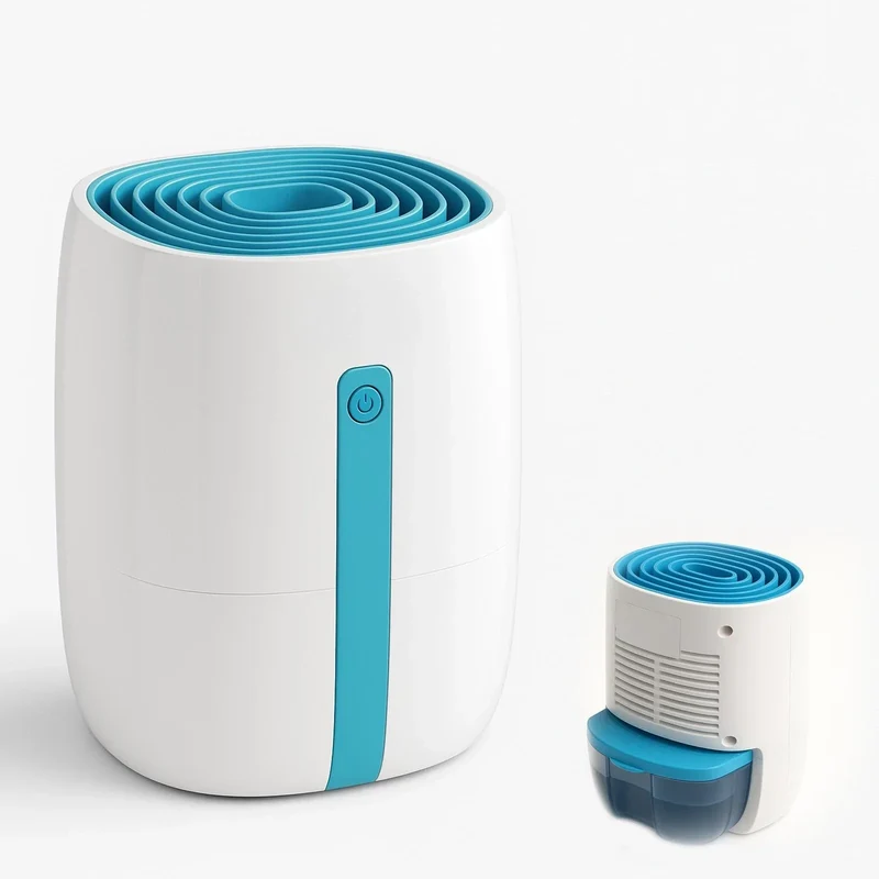 Deumidificatore d’Aria Silenzioso 22W 500ml Compatto per Interni