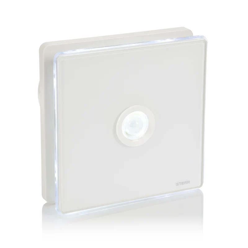 STERR BFS100LP – 100 mm Aspiratore da Bagno, LED + Sensore di movimento, 90 m³/h, Bianco