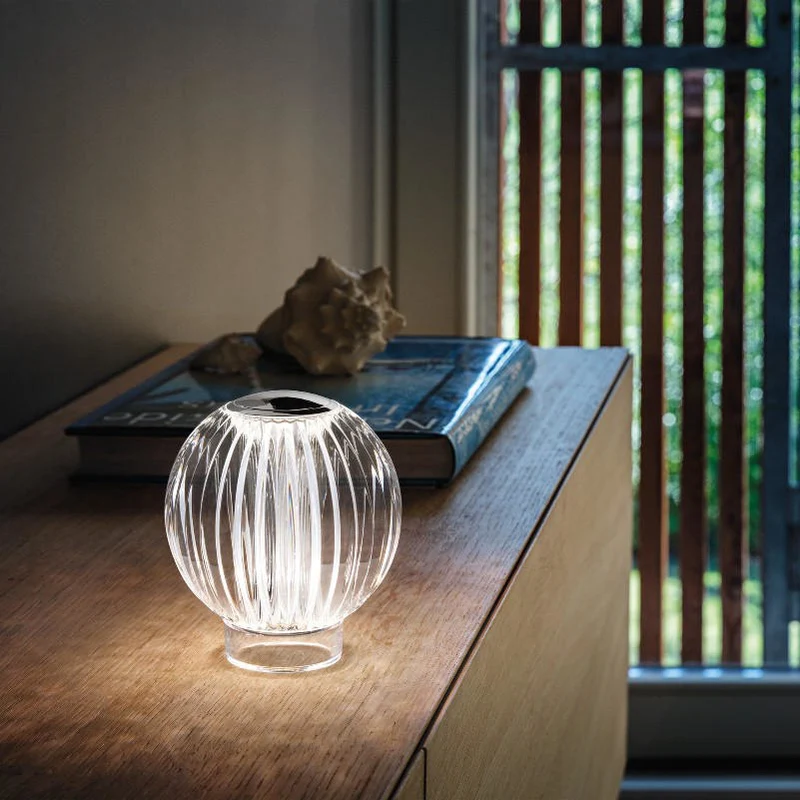 Abat jour da comodino led 3000k batteria ricaricabile elegante