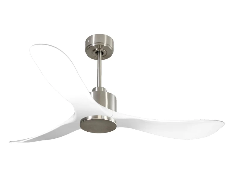 Ventilatore da soffitto Reversibile Termostato Wifi Motore CC Tetti inclinati Telecomando Hypersilence Memoria