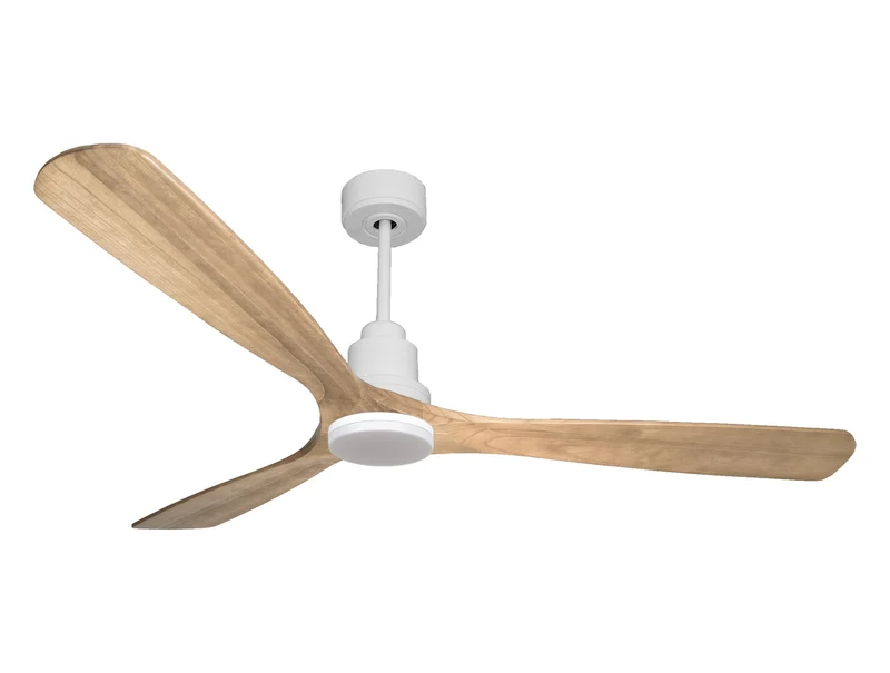 Ventilatore da soffitto Reversibile Termostato Dimmabile Wifi Motore CC Tetti inclinati Telecomando Luce a tre toni Hypersilence Memoria Shopify Vendible (AUTOMATICO)