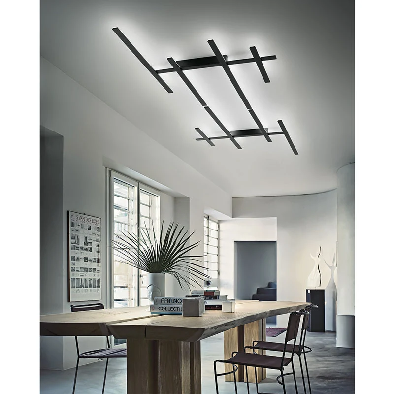 Lampada da soffitto LED 3000k plafoniera design moderno dimmerabile