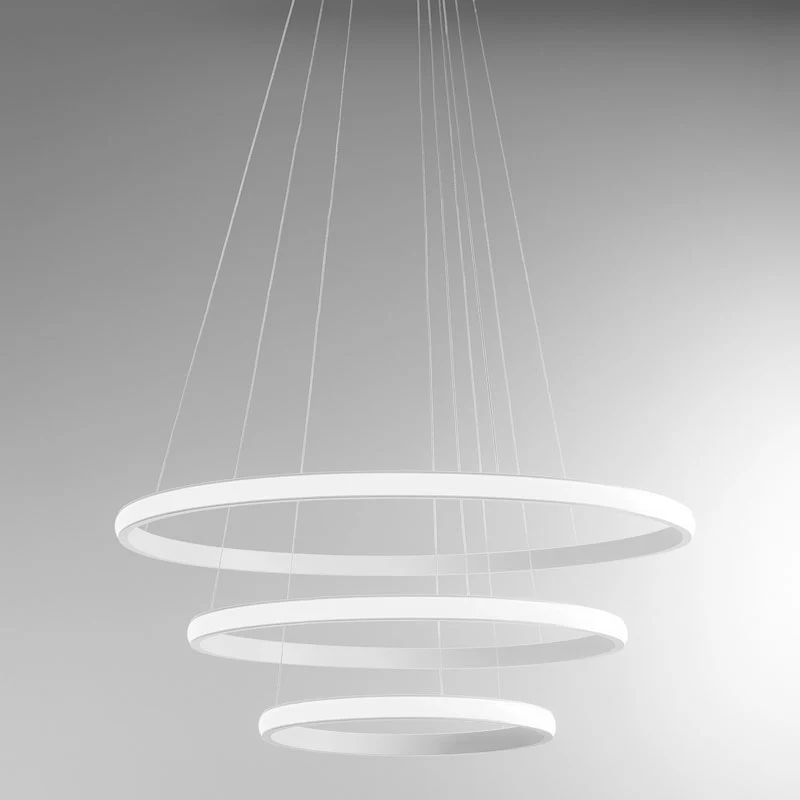 Sospensione ad anello LED 3000k D. 67cm o D. 80cm moderna