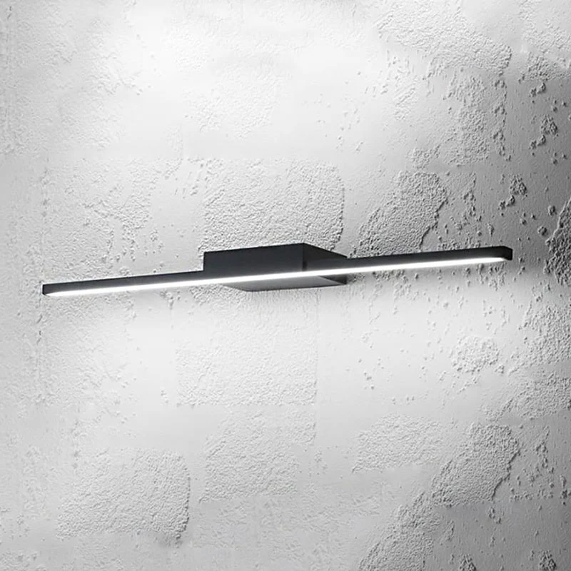 Applique da specchio o da bagno moderno 68cm bianco o nero 3000k