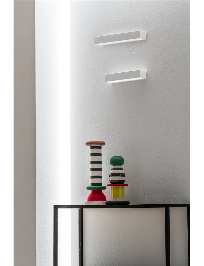Applique da parete led rettangolare 28cm o 38cm 3000k 4000k