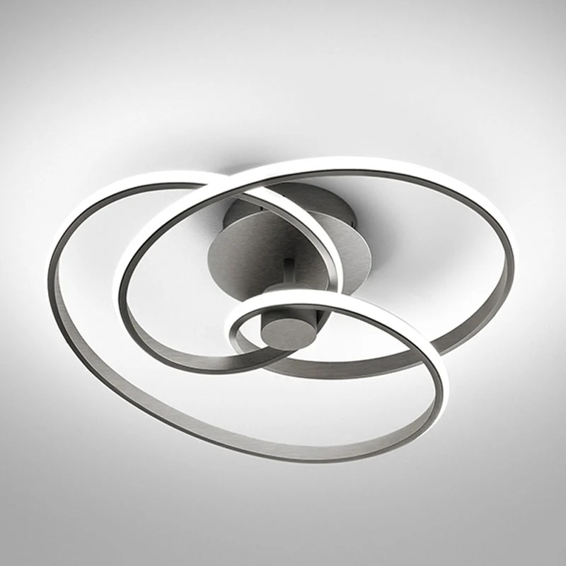 Plafoniera design dischi di luce led soggiorno camera da letto cucina