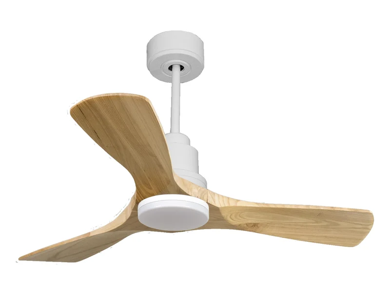 Ventilatore da soffitto Reversibile Termostato Dimmabile Wifi Motore CC Tetti inclinati Telecomando Luce a tre toni Hypersilence Memoria Shopify Vendible (AUTOMATICO)